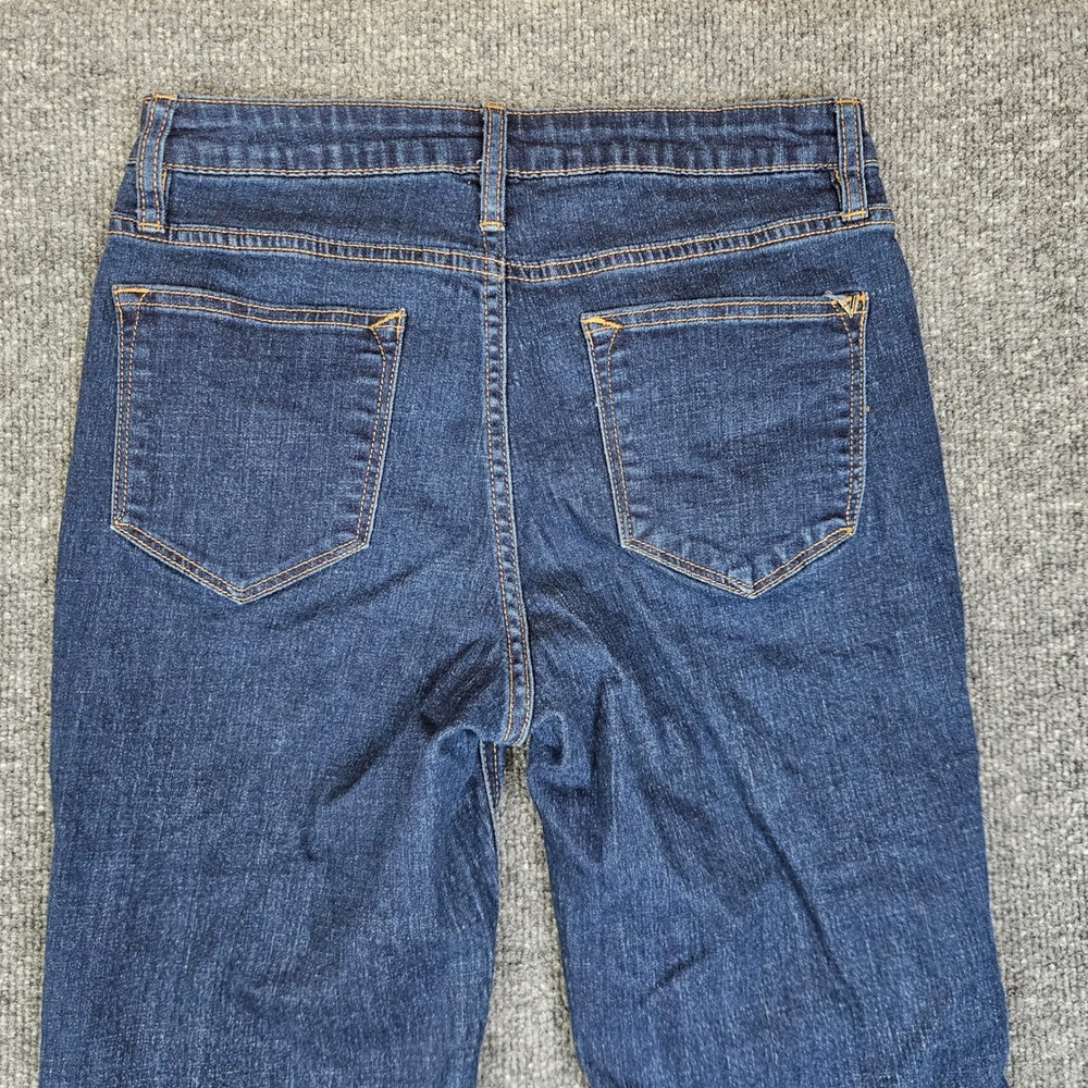 Vigoss Essential‎ Ace Straight Jeans Women's 27 Denim Mid Rise Dark Wash Stretch - Picture 10 of 10